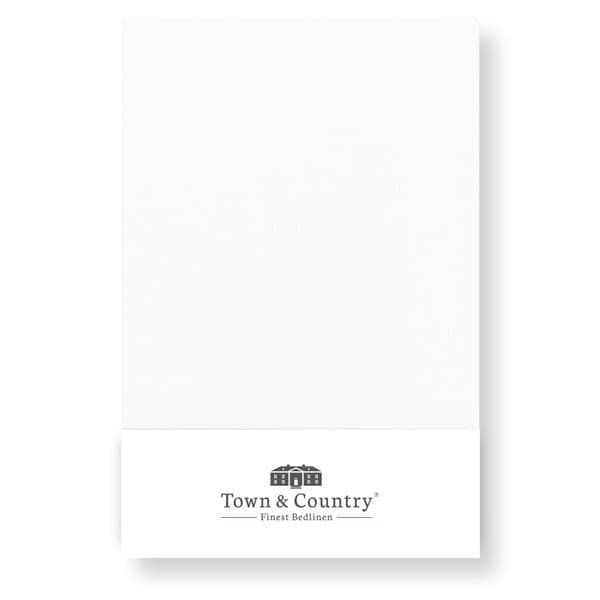 Town & Country Hoeslaken Percal Wit