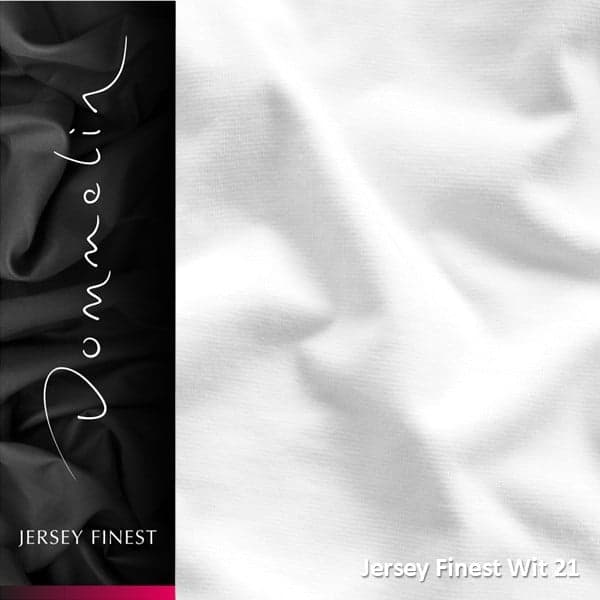 Dommelin Topper Hoeslaken Jersey Finest Wit (21)