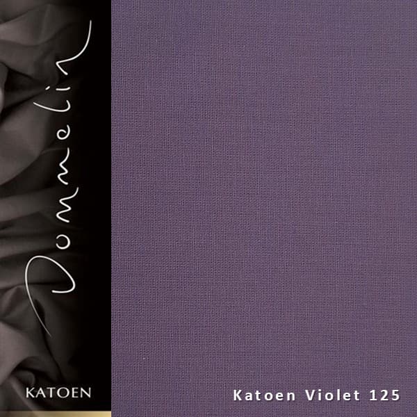 Dommelin Dubbele Split Hoeslaken Katoen - 40 cm hoog - Violet