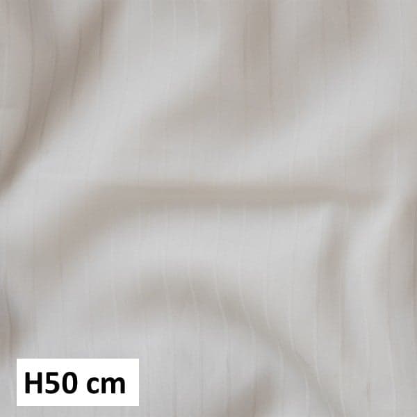 Dommelin Hoeslaken Satijn 400TC - 50 cm hoog - Pico Ecru