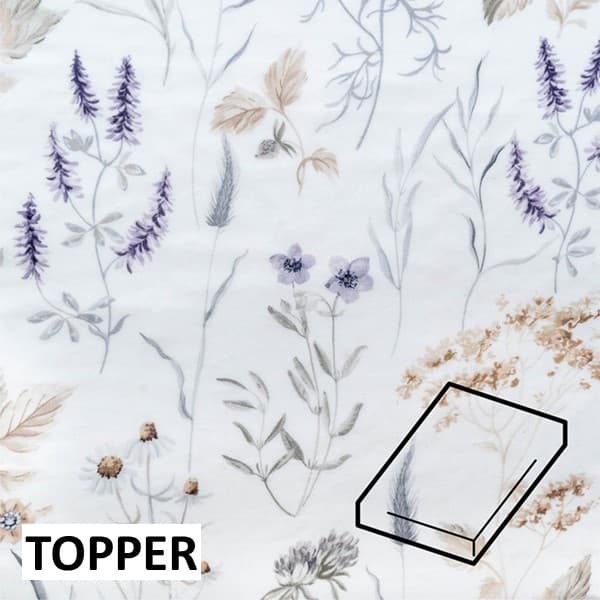 Dommelin Topper Hoeslaken Satijn 400TC - Nature Olifantgrijs