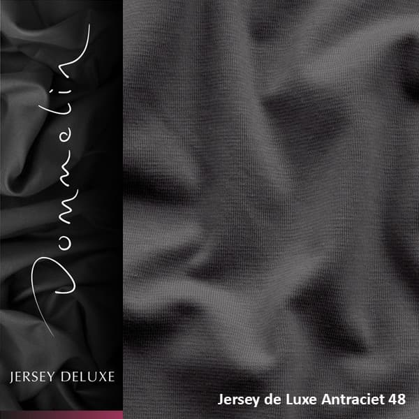 Dommelin Topper Hoeslaken Jersey de luxe Antraciet (48)