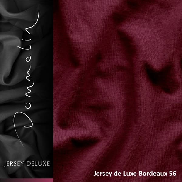 Dommelin Topper Hoeslaken Jersey de luxe Bordeaux (56)