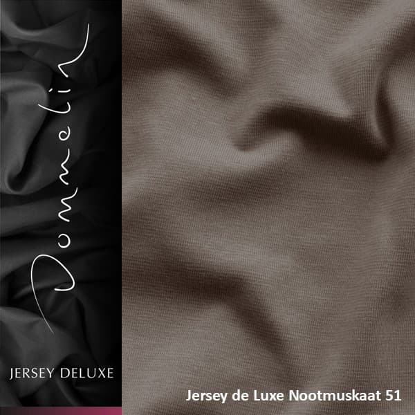 Dommelin Topper Hoeslaken Jersey de luxe Nootmuskaat (51)