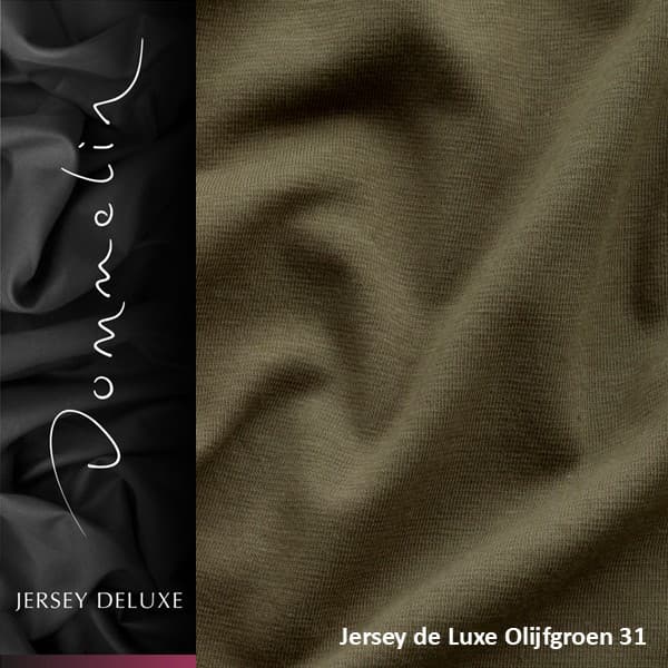 Dommelin Topper Hoeslaken Jersey de luxe Olijf (31)