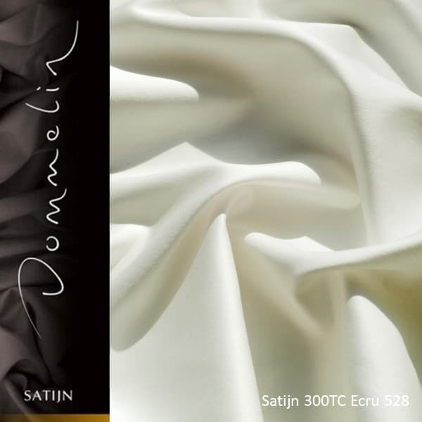 Dommelin Topper Hoeslaken Satijn 300TC Ecru