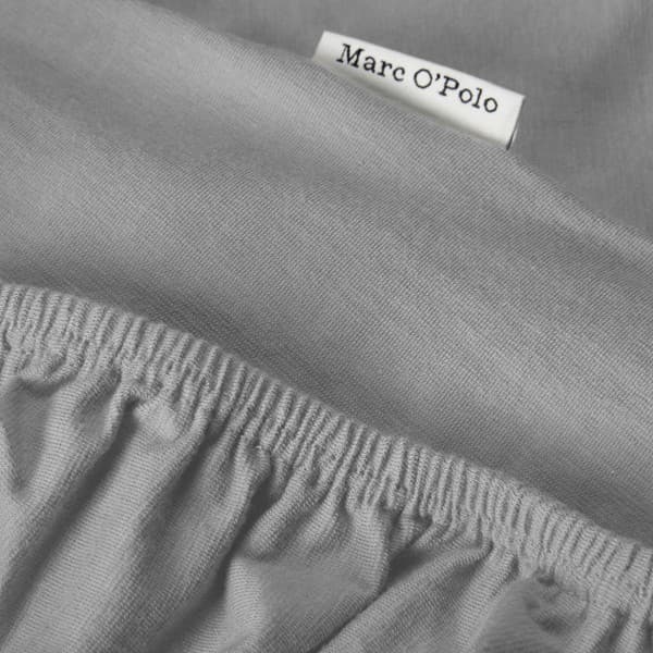Marc O'Polo Hoeslaken Premium Organic Jersey - Light Grey